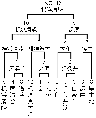 2026夏 高校野球神奈川県大会トーナメント表/横浜清陵、麻溝台、追浜、横須賀大津、旭、光陵、大和、津久井浜、百合丘、多摩、厚木北